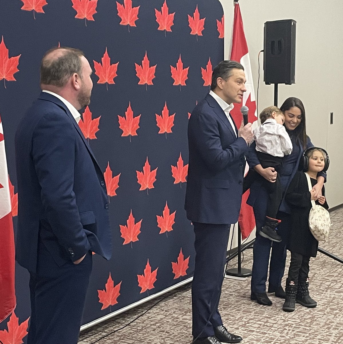 owncpceda's tweet photo. Congratulations to our leader, @PierrePoilievre, on winning 87.4% of the vote at the leadership review yesterday!
Board of Directors members of our association had the pleasure of meeting and speaking with Pierre a short while ago. We are united behind him!
#cdnpoli #ottwn https://t.co/NstgvMDm8x