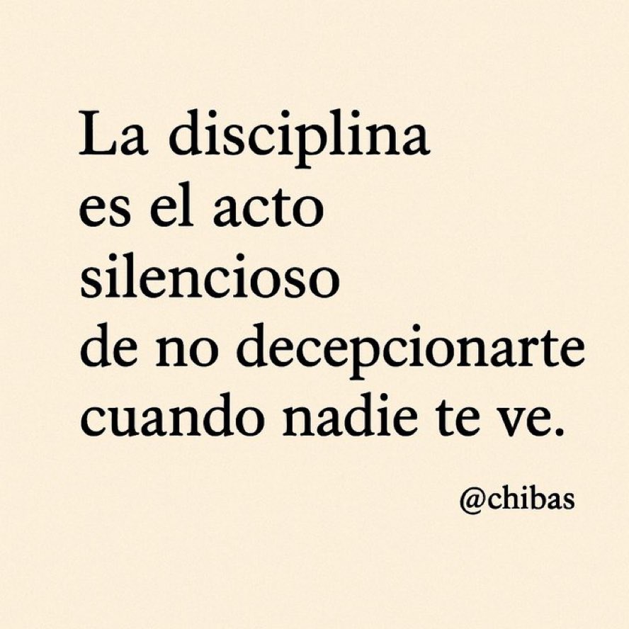 chibas's tweet photo. DISCIPLINA: https://t.co/OByVncE4j7