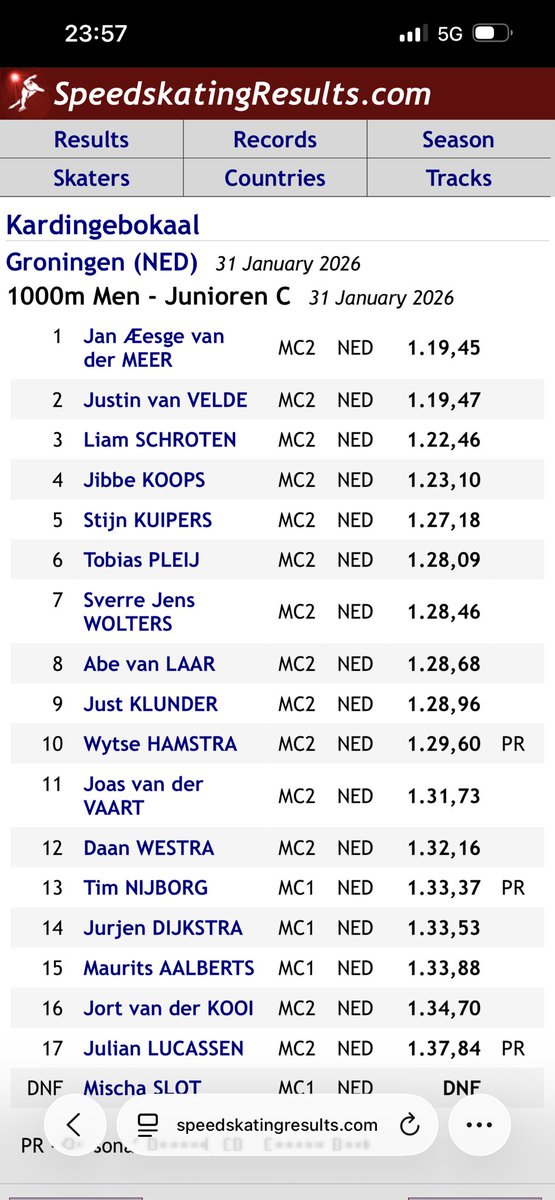 #KardingeBokaal ❄️@SportcentrumKardinge #GR
(NED)  25 jan 2026 
Justin van Velde sterk op de 500m 1e 40.10 1000m 2e 1.19.47💙 

#DevelopmentSprintTeamOOST💙#APAC 
<a href="/Mac3Park/">MAC3PARK</a> Mens&amp;Zo  <a href="/DeScheg/">DeScheg</a> v.EkrisToyota.nl <a href="/SportDeventer/">SportbedrijfDeventer</a> <a href="/Salland_/">专业开锁巧手</a>