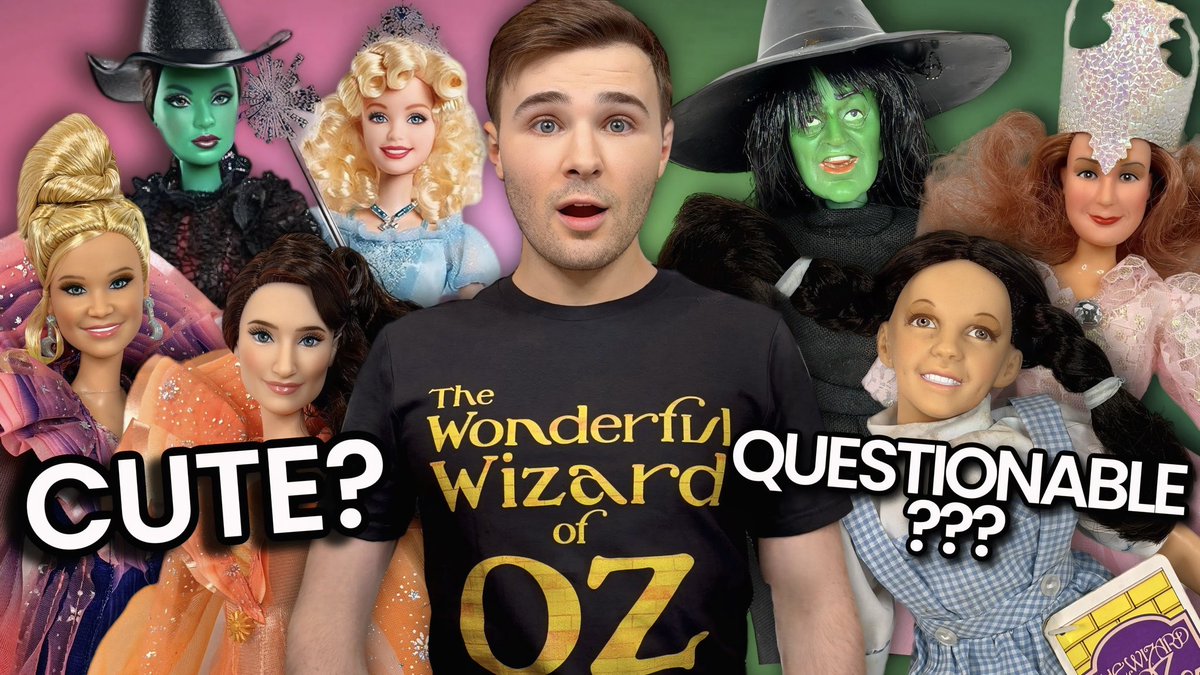 I got more Wicked &amp; Oz dolls youtu.be/X1DcoC2Qg_c?si…