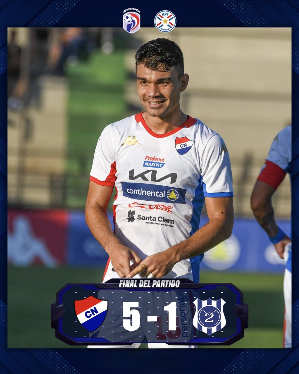 #Apertura2026: Tremenda goleada del único puntero del torneo. Nacional ganó 5-1 al 2 de Mayo.