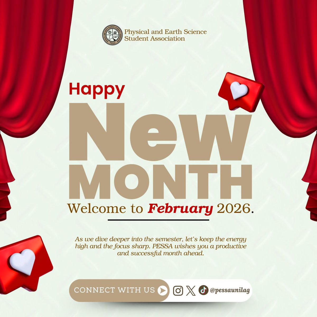pessaunilag's tweet image. Happy New Month, PESSA! 💙

February is short, but our goals are big. It’s time to move from planning to execution. Stay consistent, stay passionate, and keep pushing, we’re rooting for every single one of you! 🚀📊

Love what you do. Do what you love.
#PESSA #NewMonth