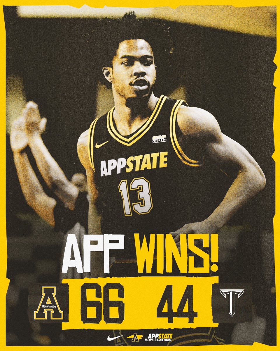 AppStateMBB's tweet image. Left no doubt. 

#TakeTheStairs