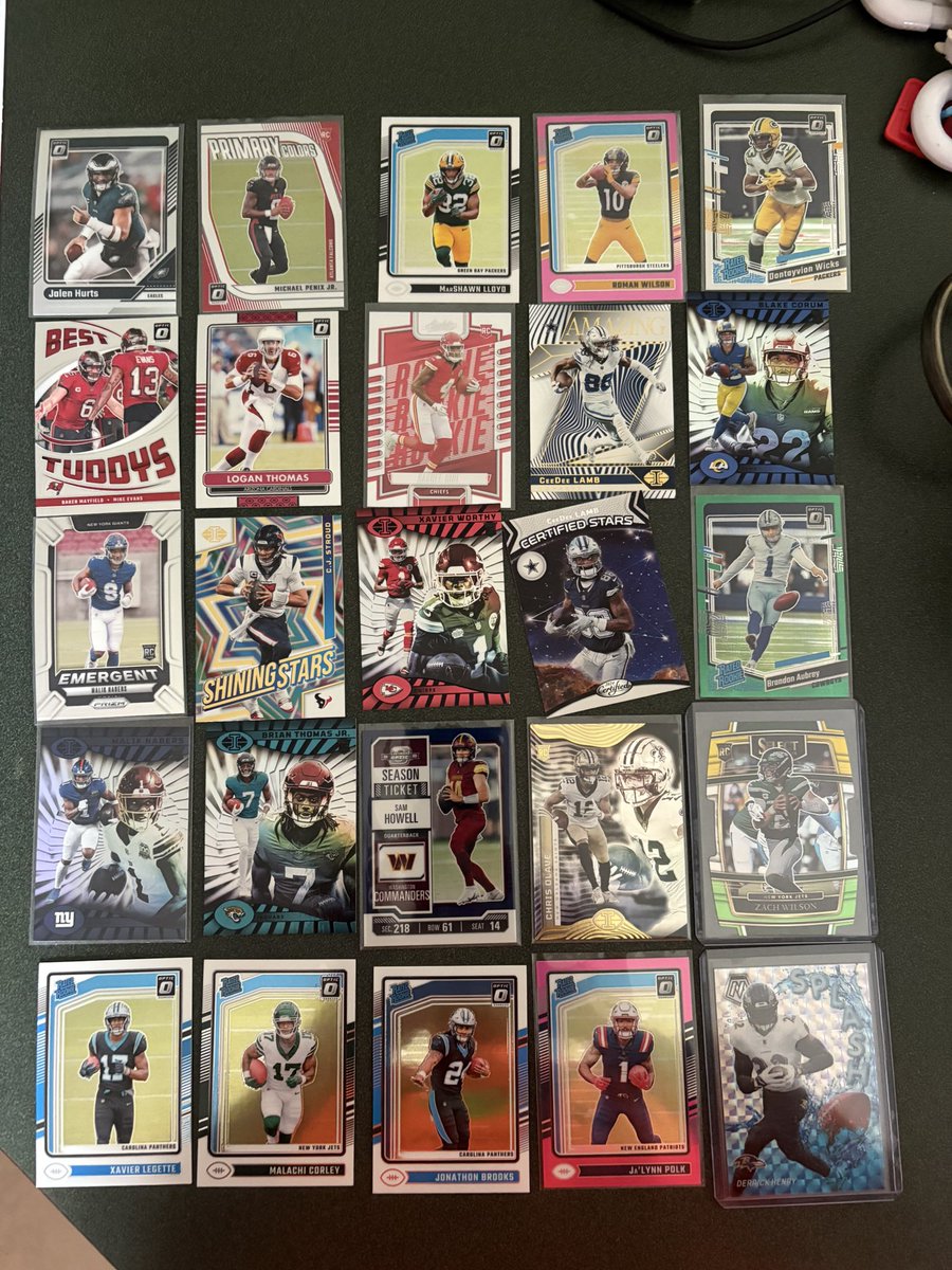 $.50 each plus $1.50 pwe up to 4. 5 or more $5 bmwt.  Check my page for more .