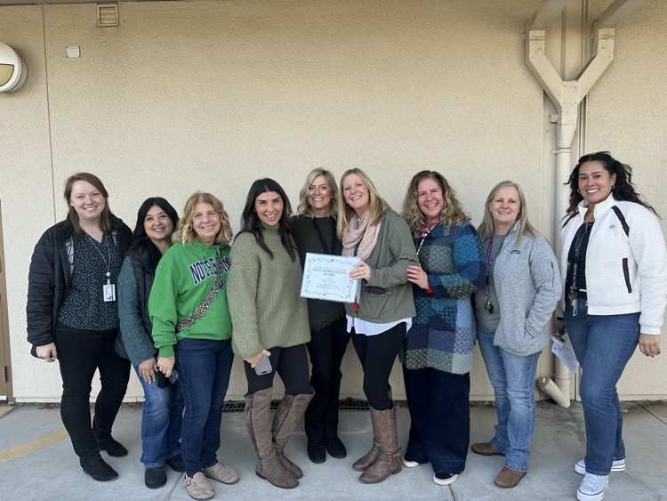 JulieCroy11's tweet image. Congratulations to Mrs. Pavon for being recognized as an outstanding administrator for Special Education Staff Appreciations this month. #weareBUSD #lvpride. 💜💛💜💛