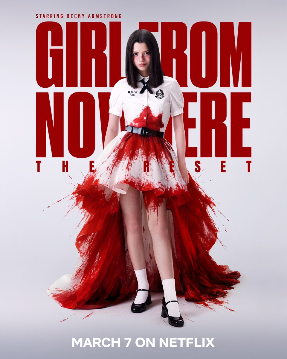 Netflix_PH's tweet photo. Ready to face the dark truth? Let’s reset the universe together 🩸 Girl From Nowhere: The Reset is coming to Netflix on March 7. 

#GirlFromNowhereTheReset #BeckyArmstrong https://t.co/0gooCTuS7r