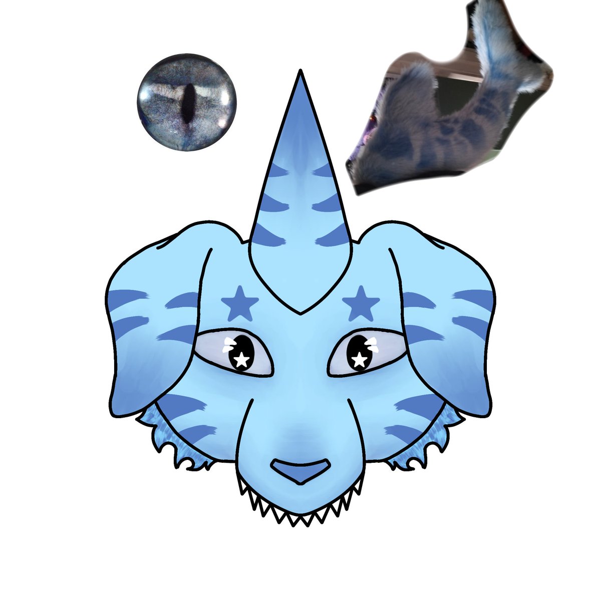 Al1_studi0's tweet photo. Made some mask ideas for a shark tail I recently got!! 

Any improvement ideas are definitely welcome (⁠≧⁠▽⁠≦⁠) https://t.co/QTqFAtTc57