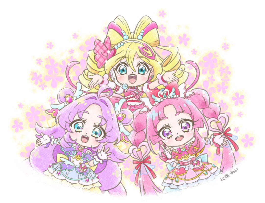 _Nia_Rei_'s tweet photo. #キミプリ から #たんプリ へバトンタッチ！キミプリへの感謝と、たんぷり放送開始を記念してイラストを描きました！
一緒に推理して楽しみましょうね〜！
#precure #プリキュア https://t.co/q2LAhd7rqJ