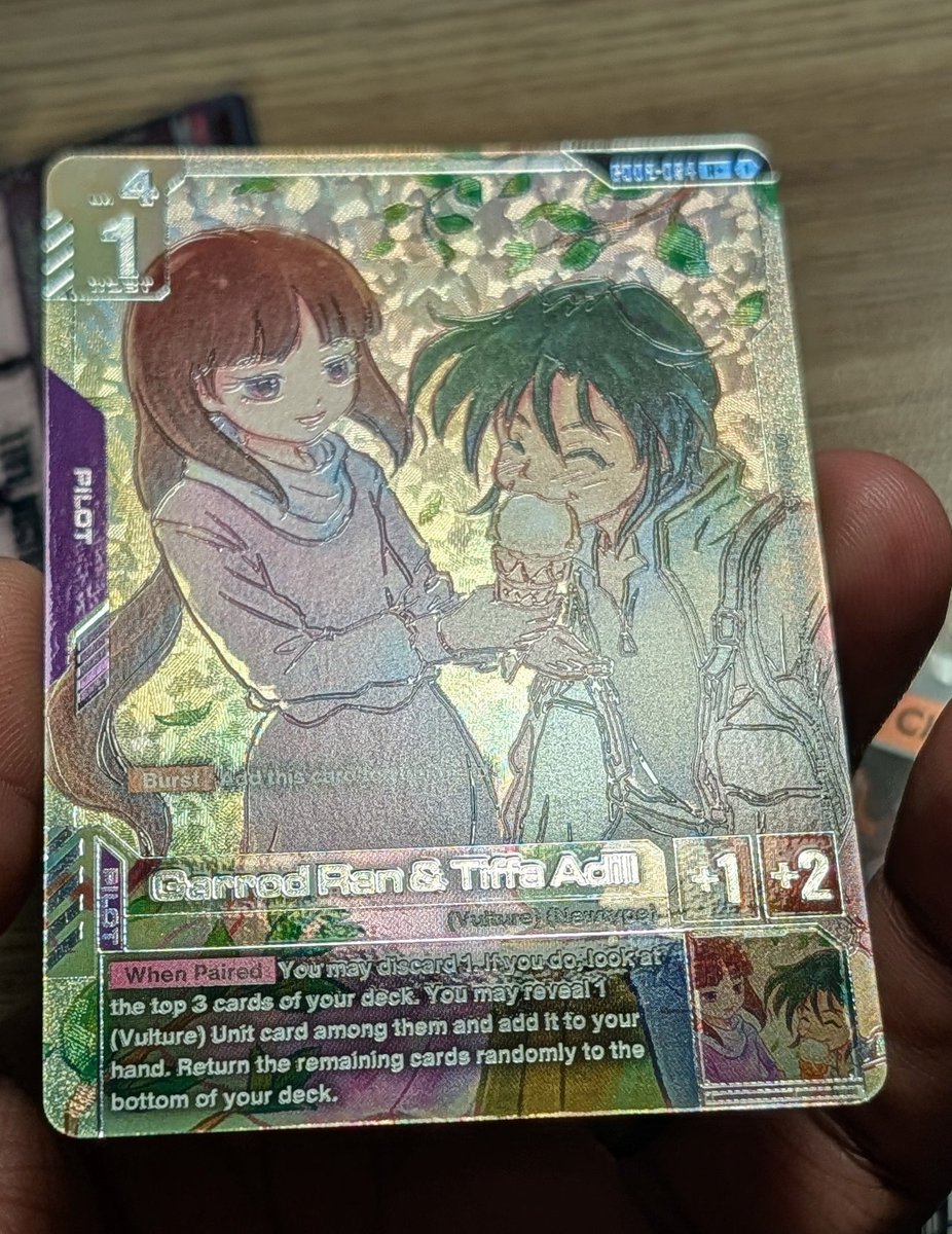 Gundam card game is very cool
😎