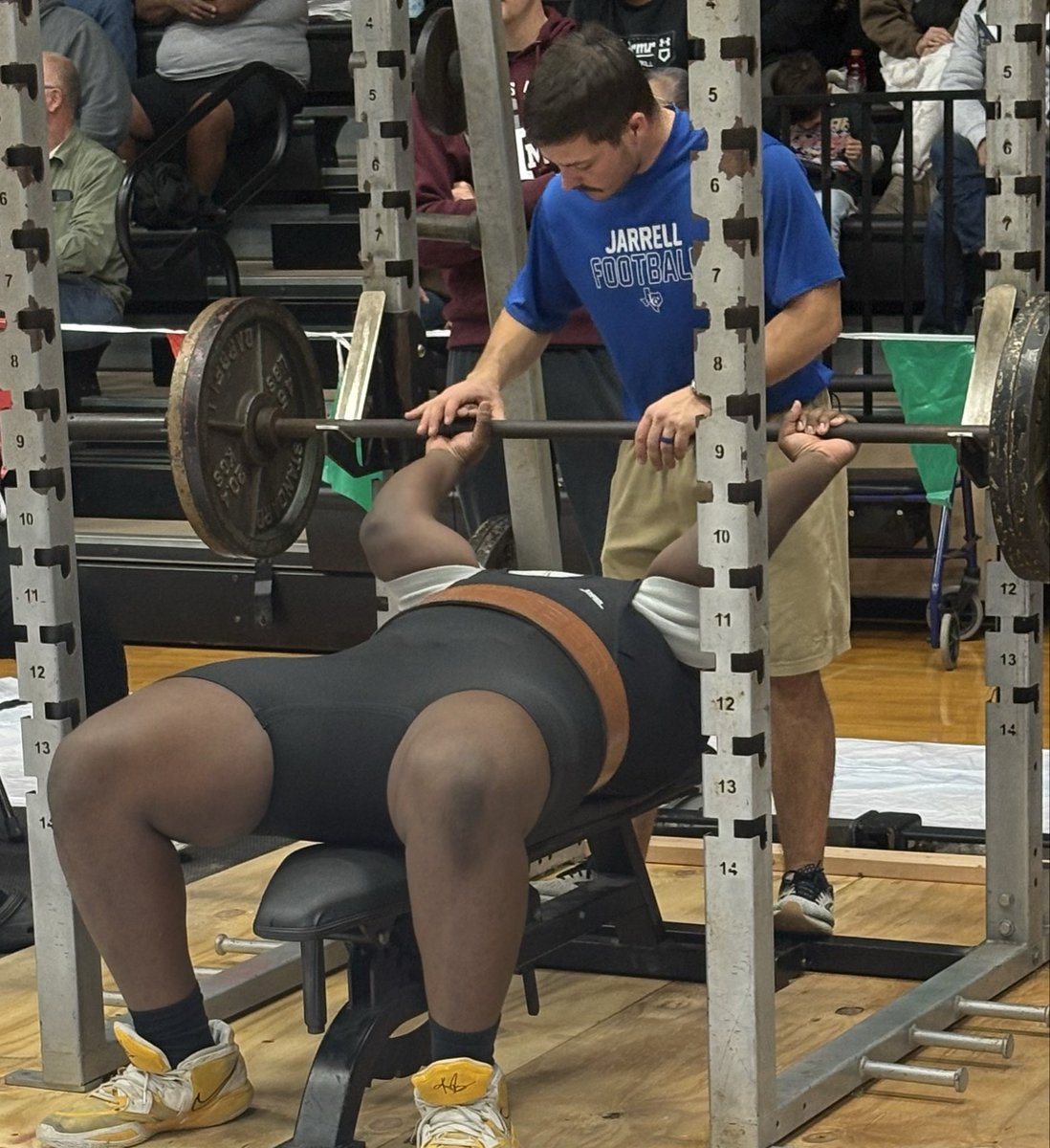 coachahaire's tweet photo. Appreciate our athletes for giving up their Saturday to get better! #welift
@JarrellCougarFB @Jarrell_ISD https://t.co/V01J9qXV5I
