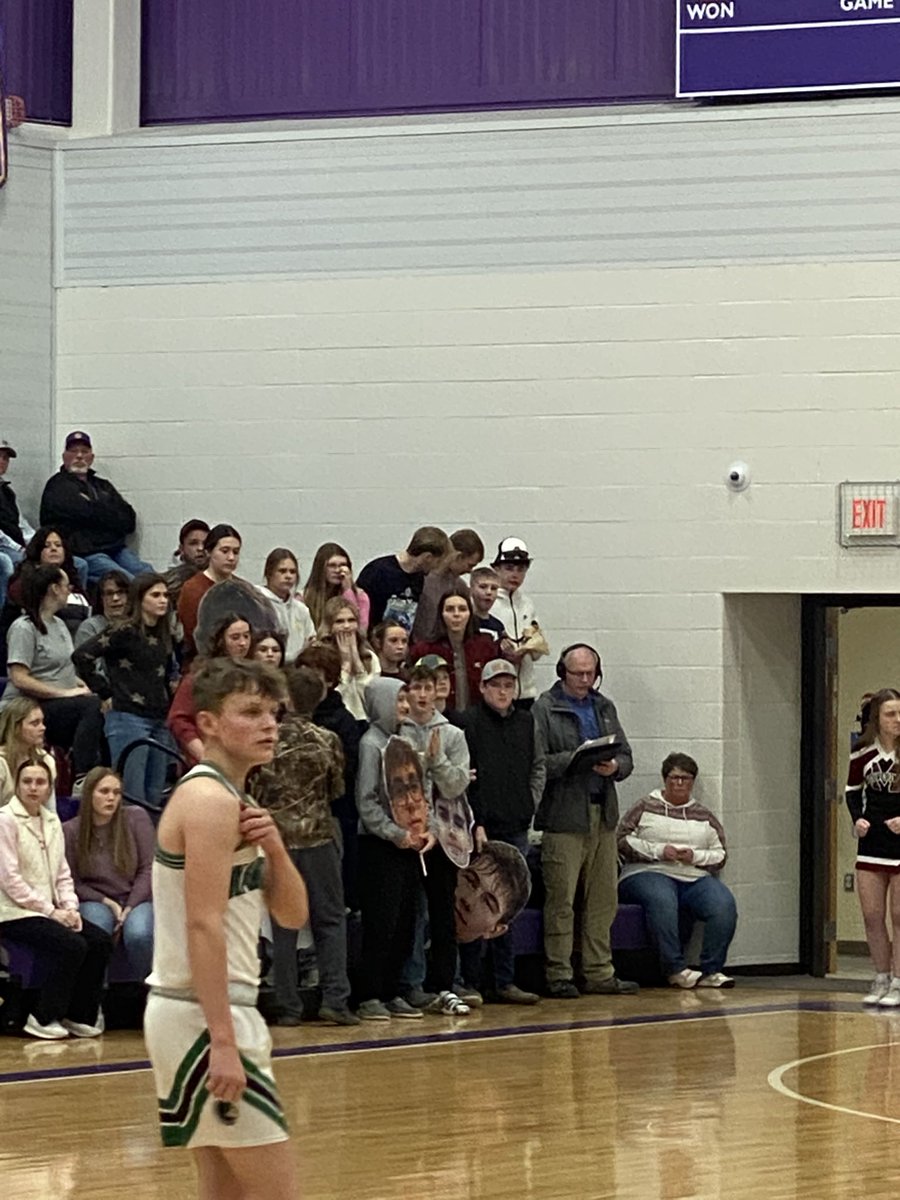 Loved seeing <a href="/StuartJKAAN/">Stuart Johnson</a> standing in our student section calling the game on the radio last night! A true professional tunes out all distractions and he did just that!