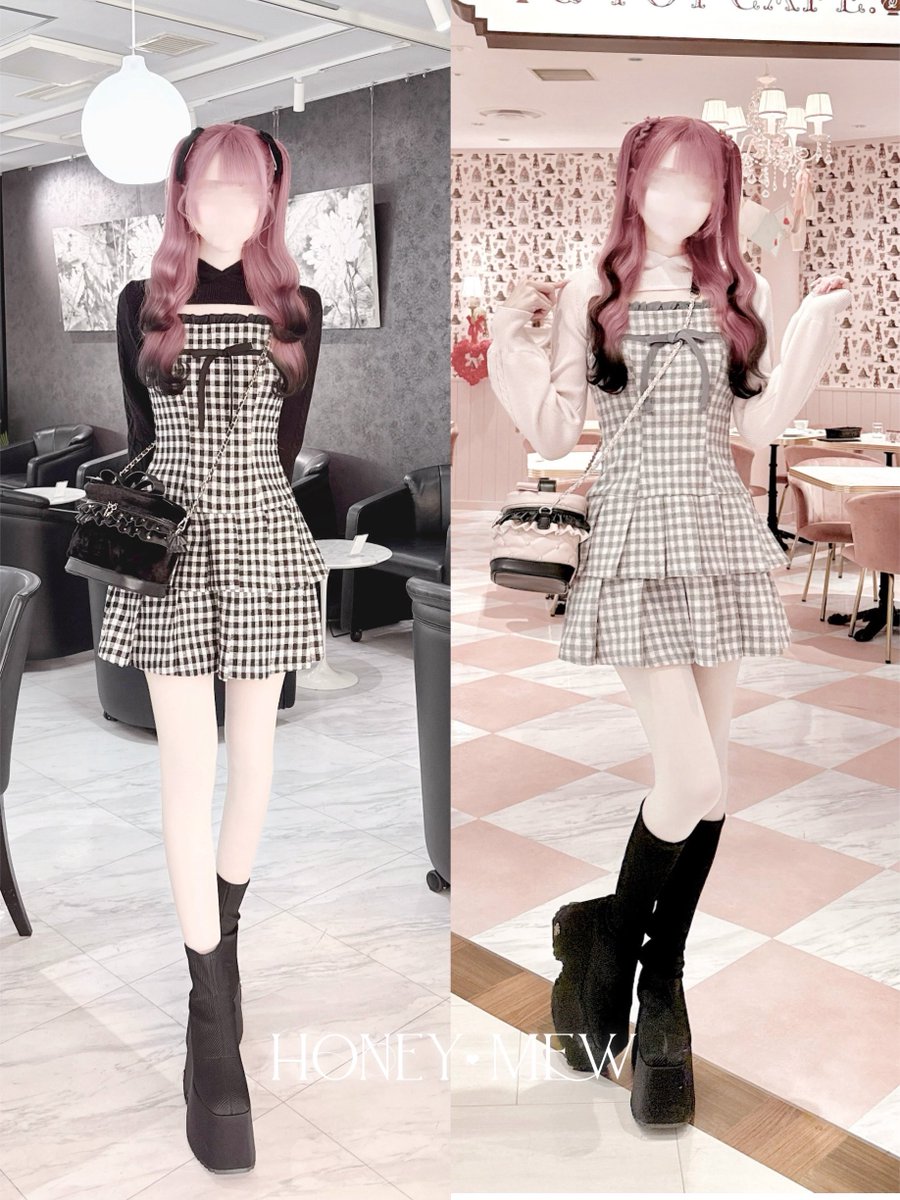 ┈ ♥︎ 𝑵𝒆𝒘 𝑨𝒓𝒓𝒊𝒗𝒂𝒍 ♥︎ ┈ Gingham Check Frill Ensemble