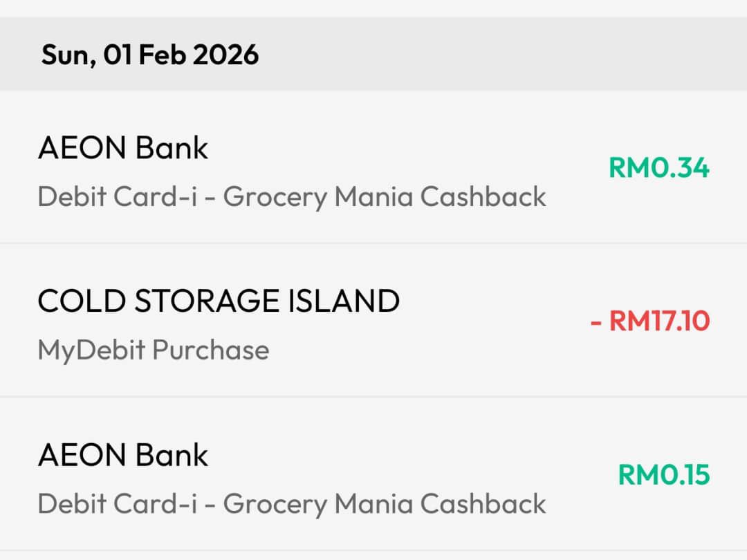 Sawonilo92's tweet photo. Saja nk share.

Sape pengguna Aeon Bank.
Skrang ada promo cash back RM30
1.2.2026 - 15.4.2026.
Cap RM10 per/month

Pastu point ttp dapat. Bleh tukar kpd cash nt.

Sapa yg nk join. Bleh copy referral code kat bawah 🤗￼ https://t.co/otC5YZ2qn6