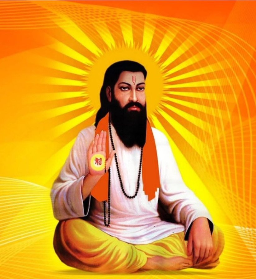 BUDDHESH16's tweet photo. संत शिरोमणि गुरु #रविदास जी की जयंती पर कोटि-कोटि नमन 
🙏🙏💐💐 https://t.co/Kdv5gNcCWi