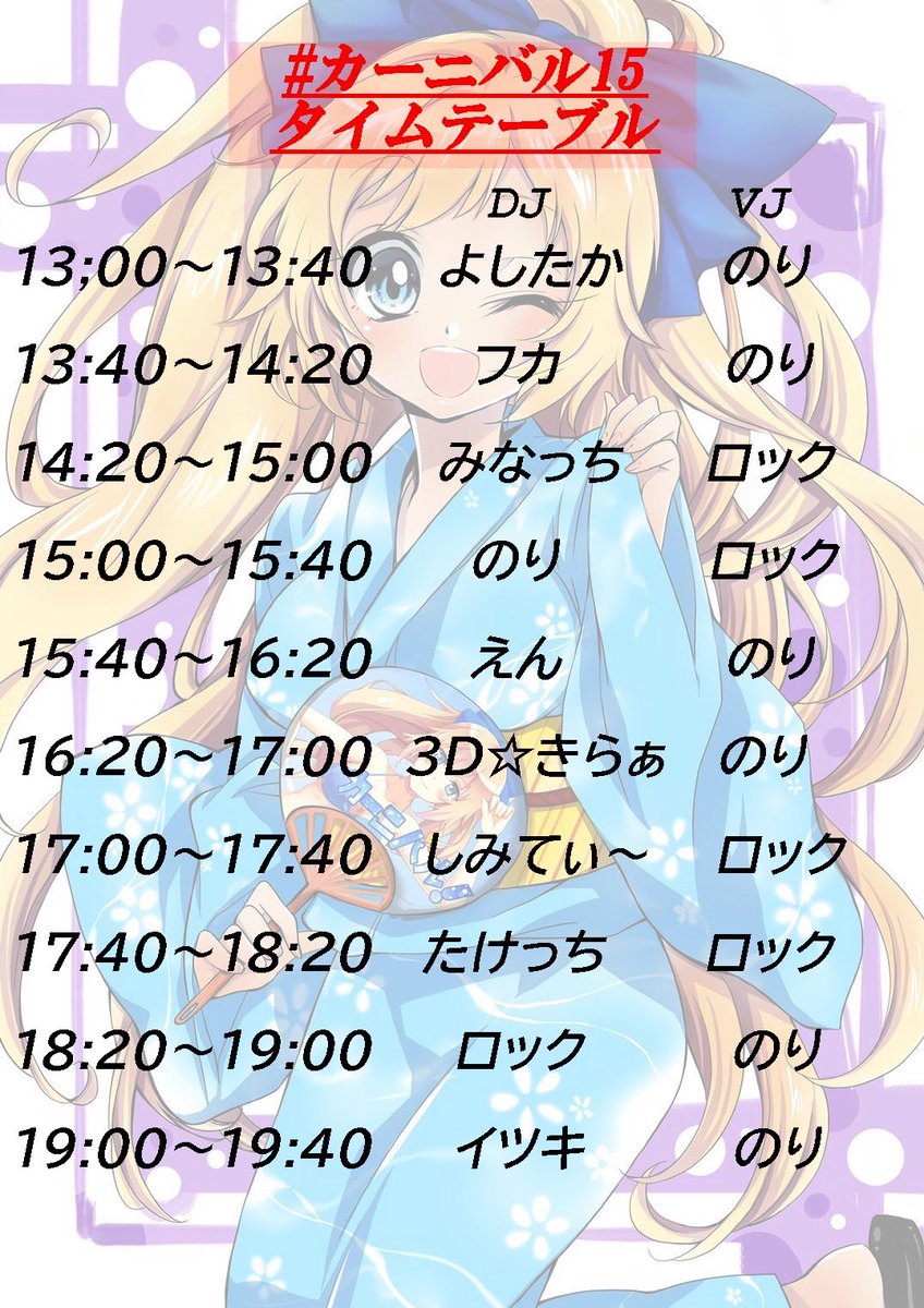 カーニバル！ tweet media