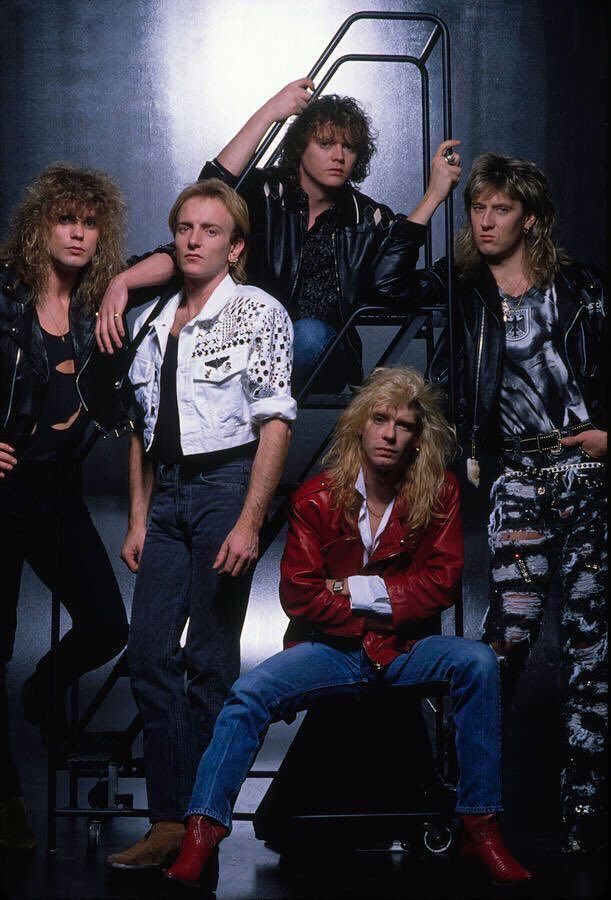 Def Leppard in 1987, the year they released Hysteria. Photo by Patrick Harbron. After more than three years in the studio and a massive production cost, the album became a global phenomenon, eventually selling over 25 million copies and spawning seven hit singles. What is your
