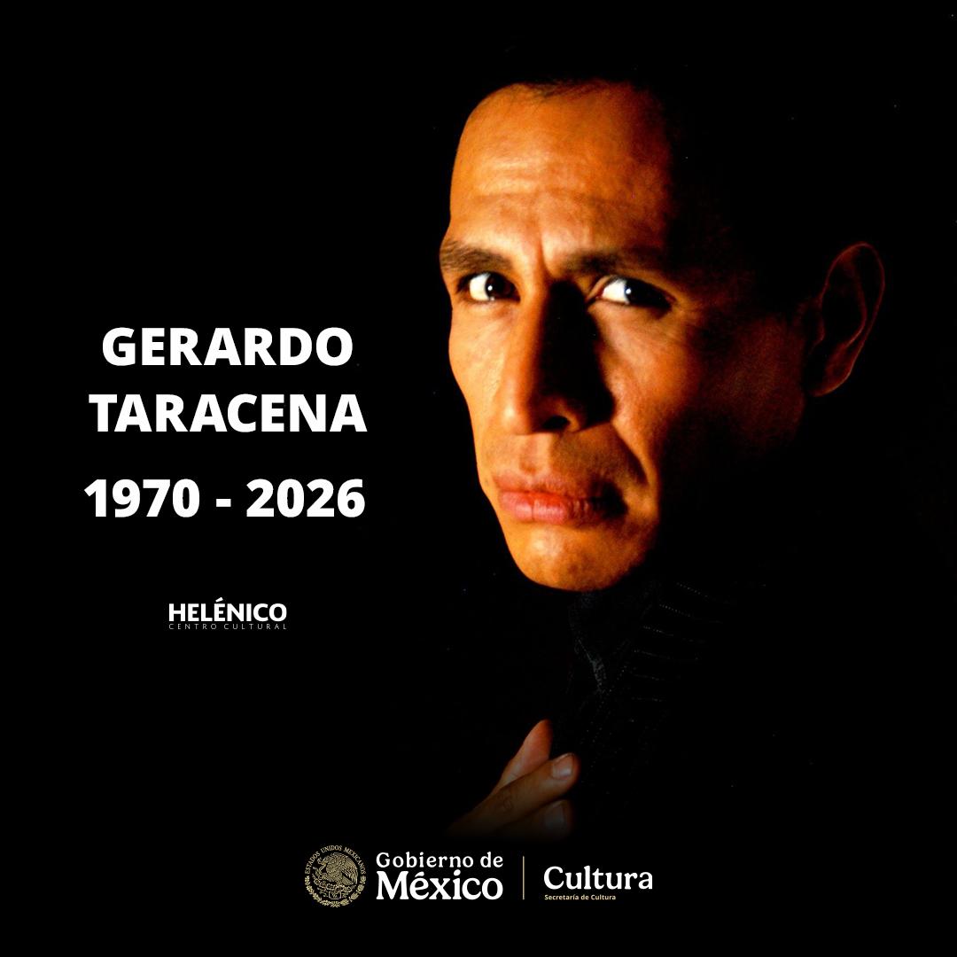 Helenico's tweet photo. El Centro Cultural Helénico lamenta el fallecimiento del actor Gerardo Taracena.

Su fuerza interpretativa marcó una trayectoria sólida en el cine mexicano, donde dio vida a personajes de gran intensidad y carácter. Su trabajo en la pantalla construyó una identidad reconocible, sostenida en la entrega y en su forma de habitar la escena.

Descanse en paz 🕊️

1970 - 2026