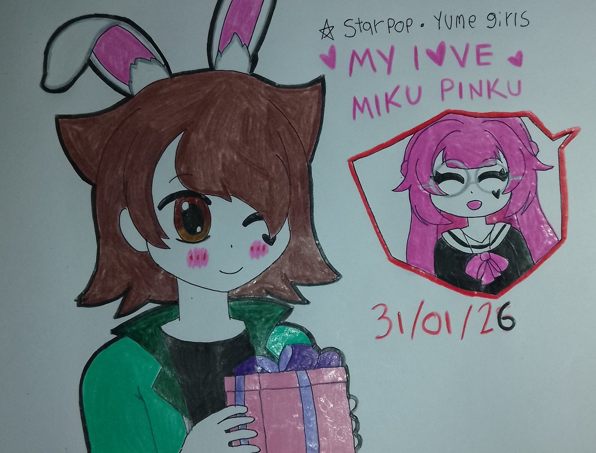 Starpop_23's tweet photo. #starpopART #pinkuart #mikumpleaรฑos
(I love you very much @mikupinku)
Me encantรณ el stream especial de cumpleaรฑos ๐๐๐๐ฐ๐ธ๐ฉท๐
Les comparto otro dibujo mรกs y espero que les guste mucho
๐จ๐๏ธ๐จ๐ด๐ฒ๐ฝ๐ฆ๐ท๐ฏ๐ต๐๐โค๏ธ๐ฅณ https://t.co/zNxPKGe8C8