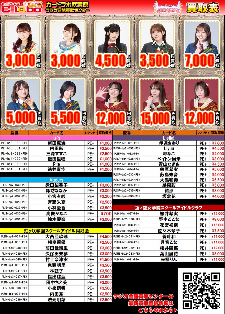 ラブカ 買取】 SEC・キャストPE+各種募集中‼ 皆様のご来店お待ちして