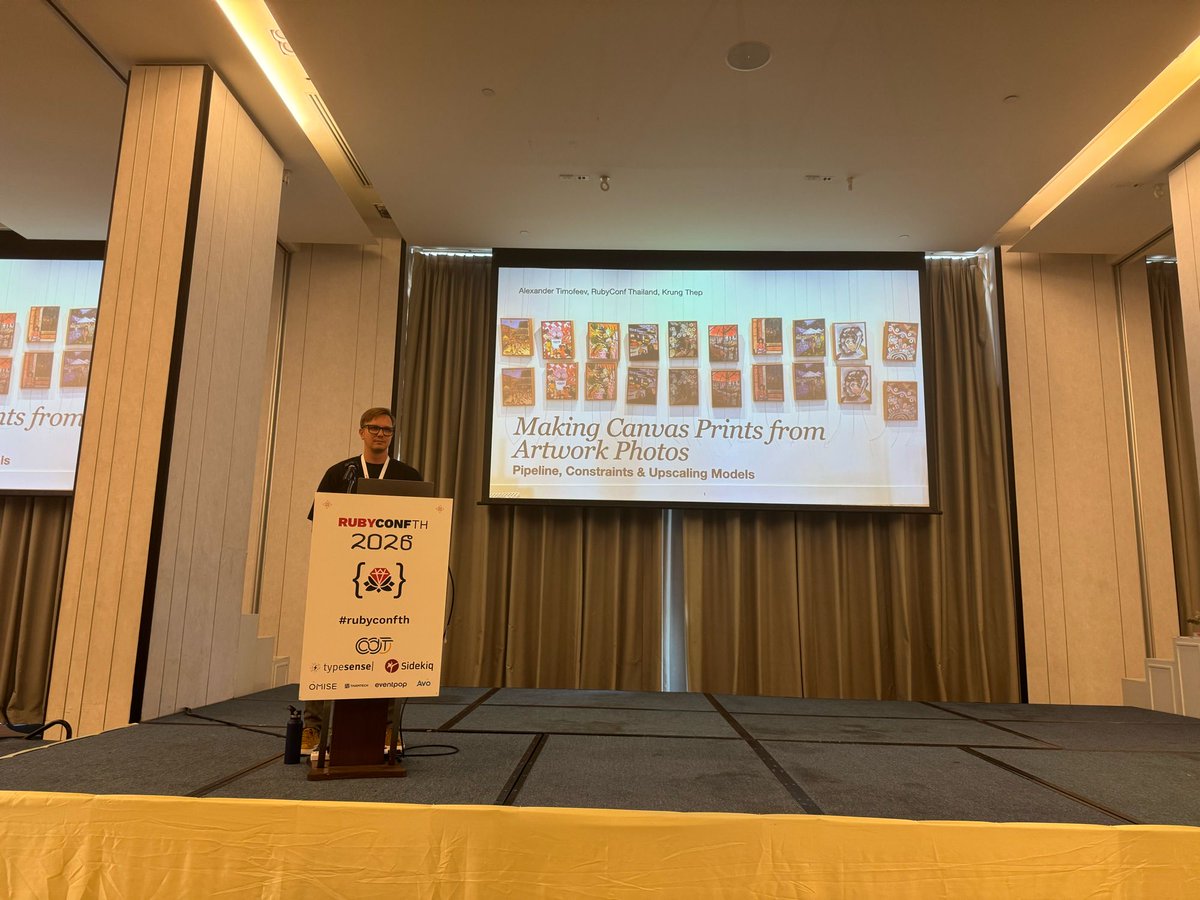RubyConf Thailand tweet media