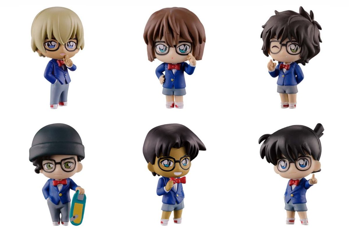japancapsuletoy's tweet photo. 【名探偵コナン コナン隊 プラス】 
2月第3週より発売・500円。 https://t.co/BMBpi7YQS3