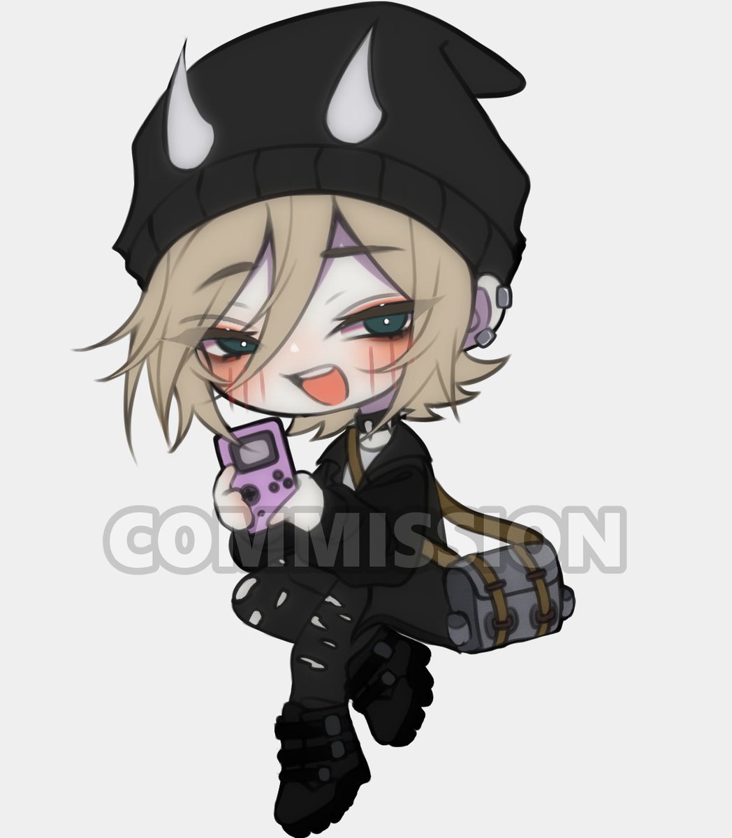 Chibi  sketch color commission on Vgen! 
they are Open ❤️