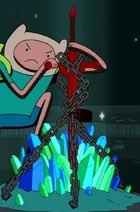 swordposting's tweet image. Today’s Sword of the Day is: The Demon Blood Sword from Adventure Time