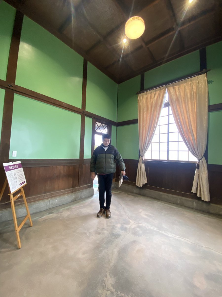 arumas429's tweet photo. 旧大社駅見学会へ。
5年の歳月を経て、保存修理工事完了！！
切符売り場ピカピカ✨
#旧大社駅 https://t.co/honzQy6pyB