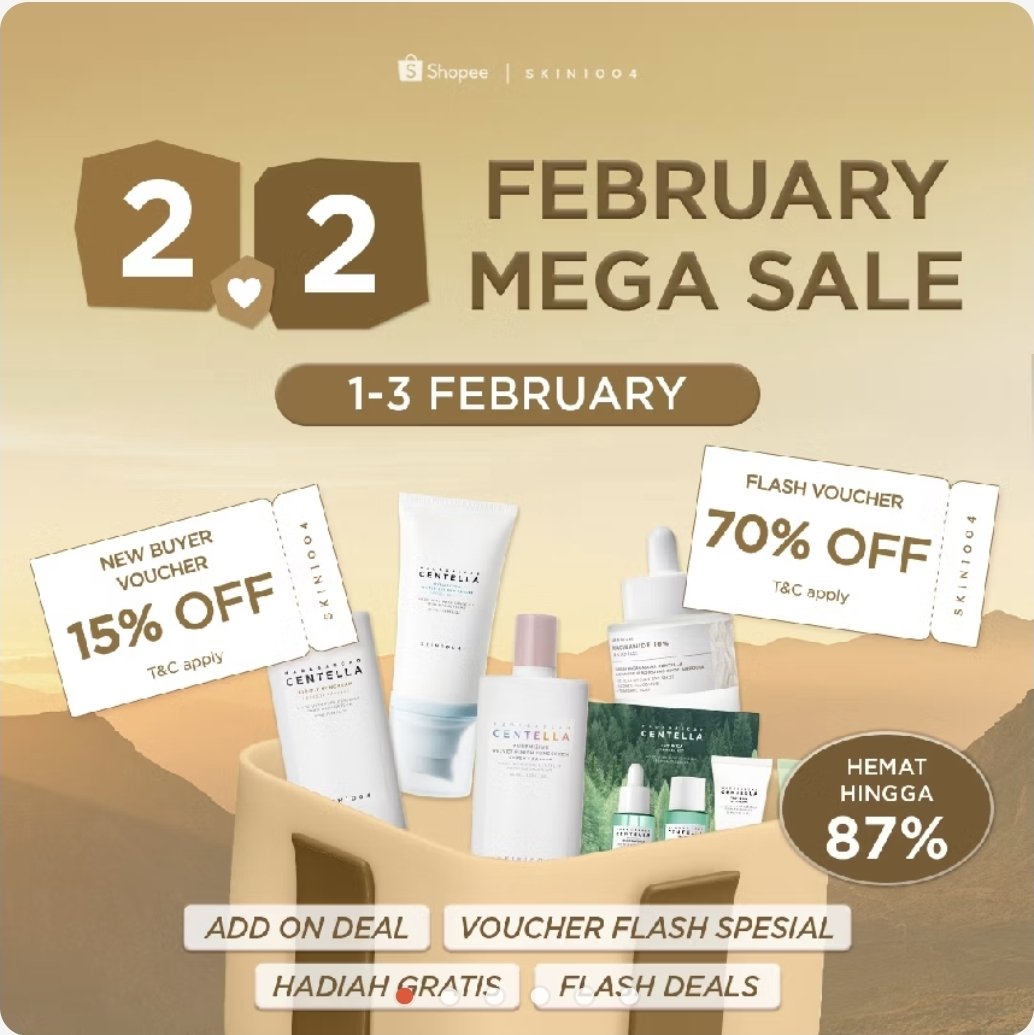luckgirlim's tweet photo. VOUCHER 70% SKIN1004 ADA LAGI😱

Simak Thread ini untuk info lebih lanjut‼️

Cek Banner nya disini👇
https://t.co/AGo5ek9p3h

#zonauang #zonajajan #shopee #skin1004 #beautyday #eventshopee #tanggalkembar #event2_2 https://t.co/4TvCLBAXr1