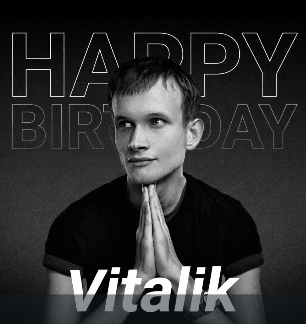 10 years ago, this man buiIt Ethereum

Then turned it into an infrastructure that
empowers the crypto ecosystem.

And he just turned 32. Happy Birthday
<a href="/VitalikButerin/">vitalik.eth</a>