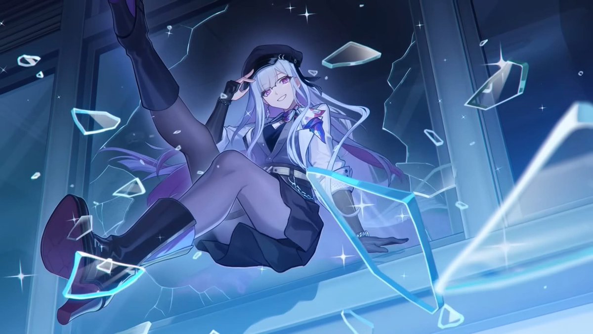 HSR’s has a new girl, Nihilux. She seems to be an art girl, which funnily, is a trait I assigned to my dear girl Era (who also has white hair and purple eyes)
Anyway, wouldn’t be a great transgirl as well?