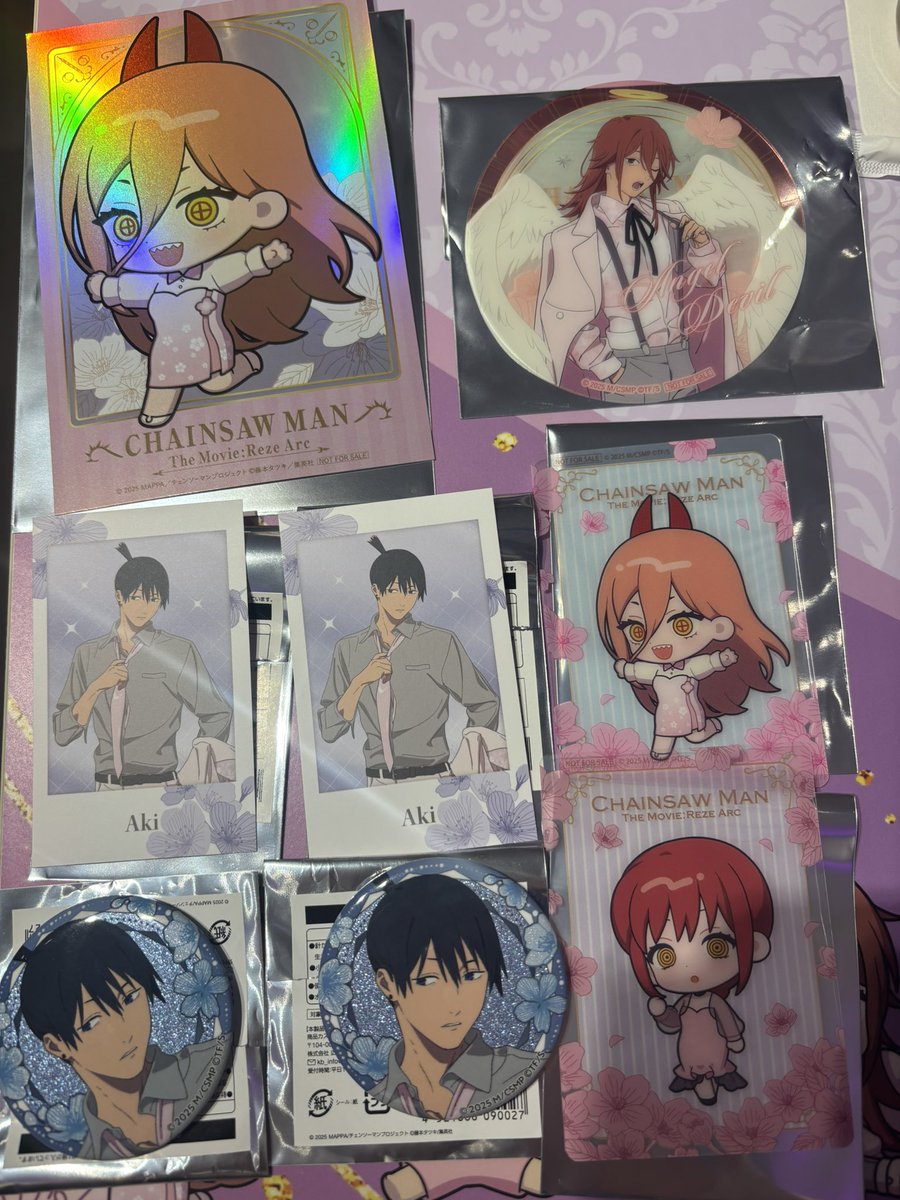 クリア チェンソーマン プリンスホテル レゼ トレーディング缶バッジ