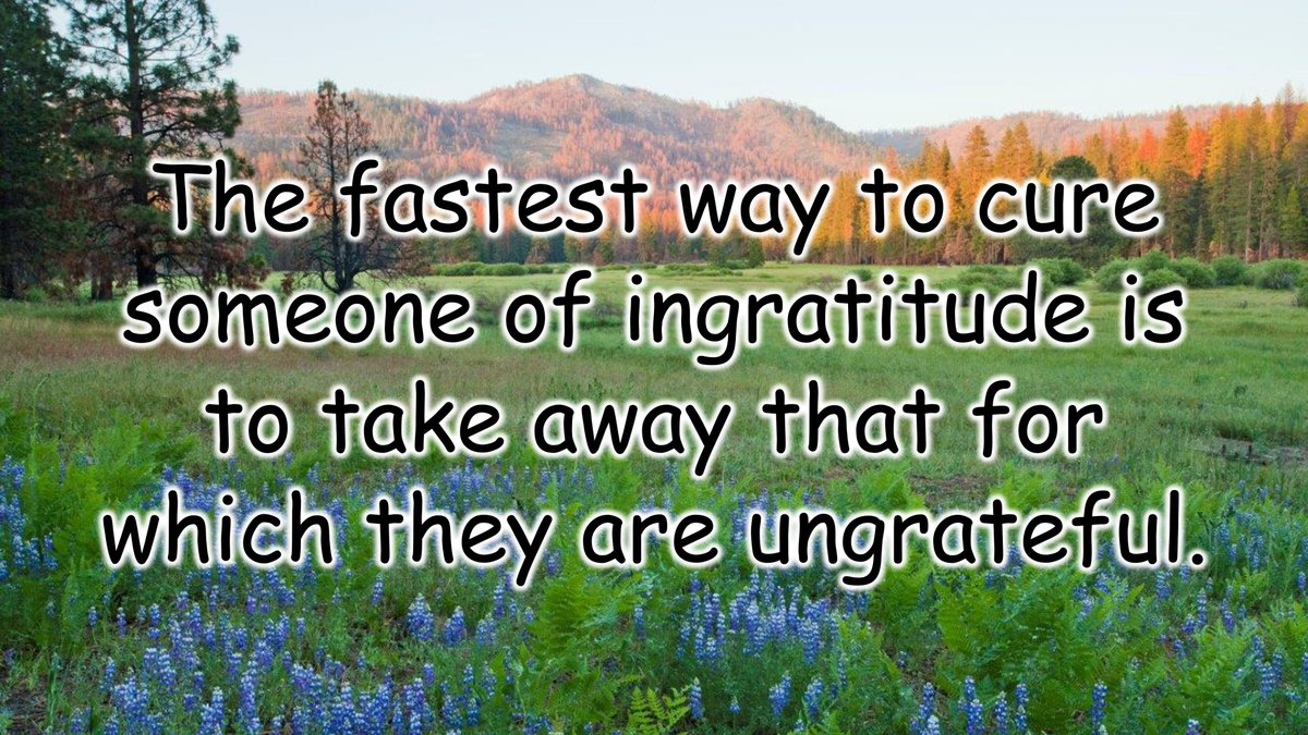 #ingratitude #ungrateful