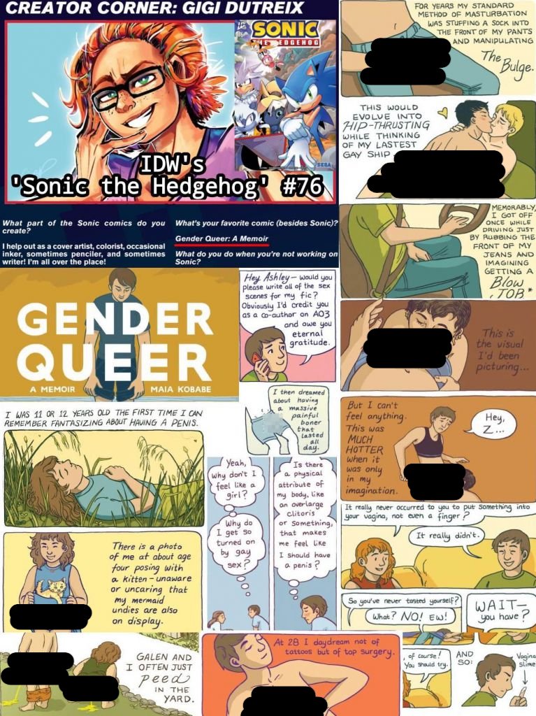 SonicDramaDaily's tweet image. @SEGA @sonic_hedgehog this content confuses me and makes me think differently about the sonic the hedgehog games and other sonic branded media. from now on i won't be buying anything sonic related because of content like this