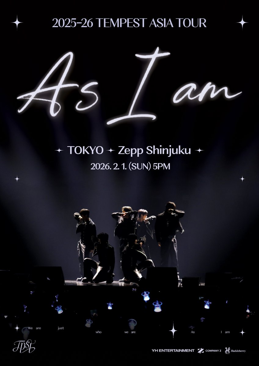 本日開催！！ 「2025-26 TEMPEST ASIA CONCERT <As I am> in Tokyo
