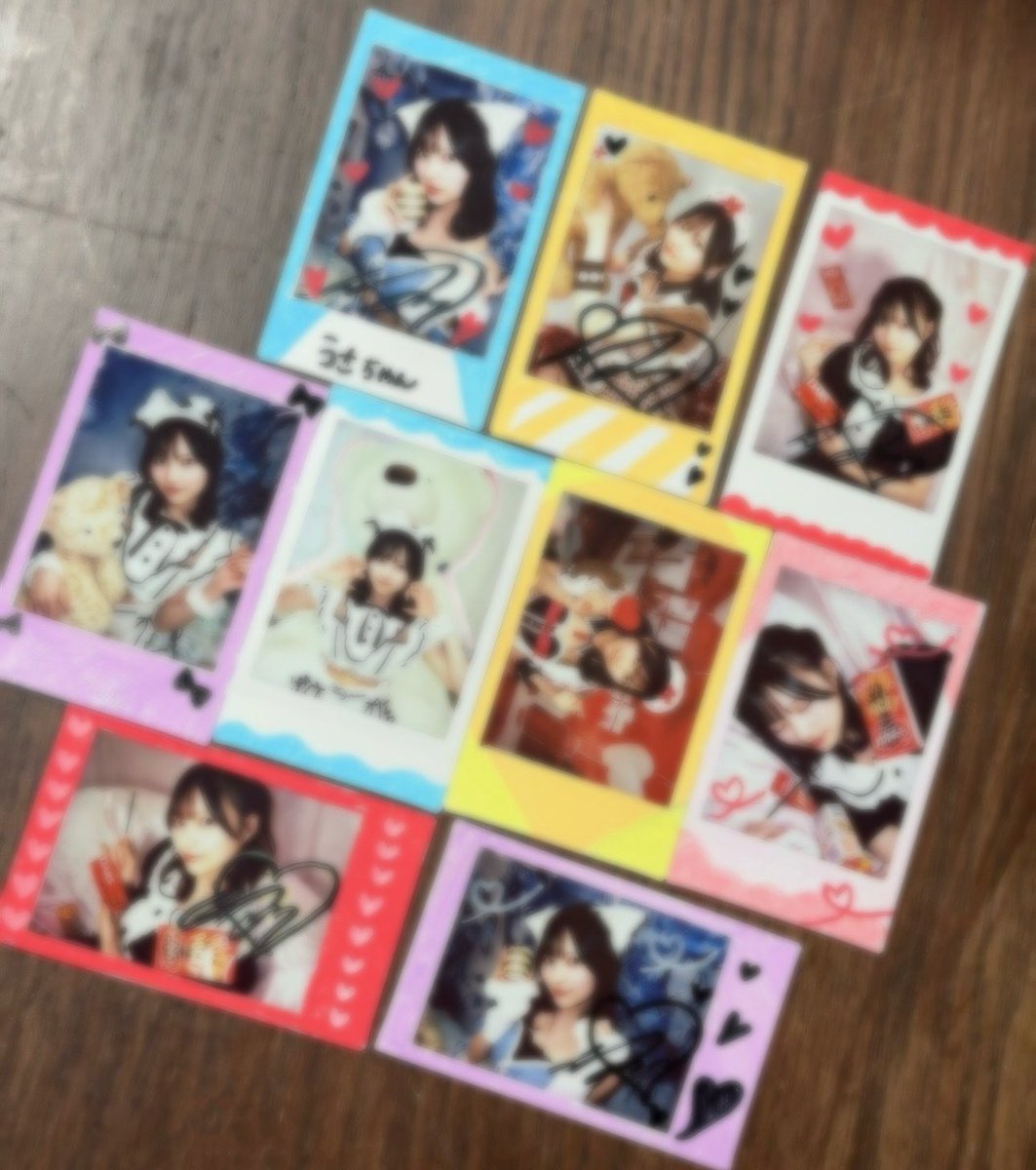 かわいい宿チェキが出来上がってきてる…✏️ まだ販売中だよ