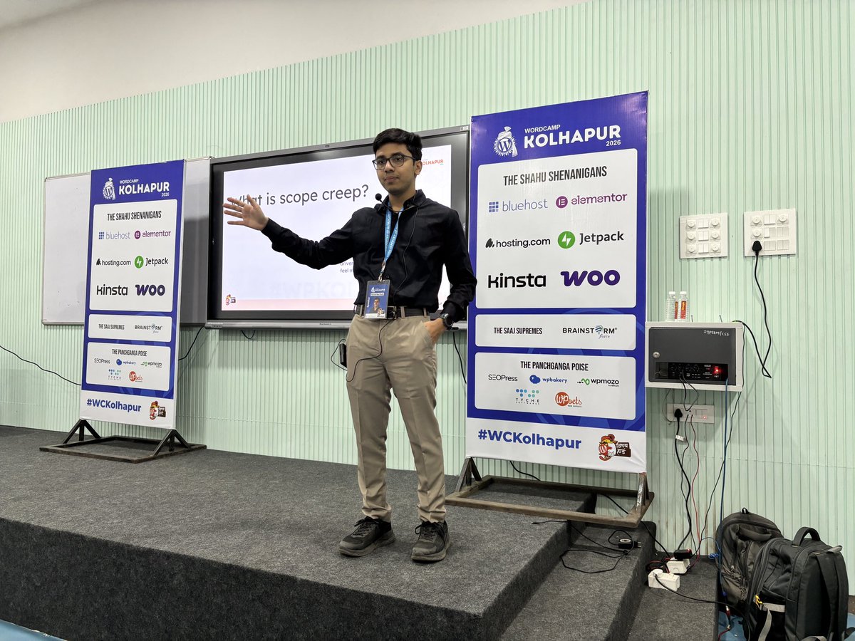 Suresha N | Volunteering #WCAsia2026 tweet media