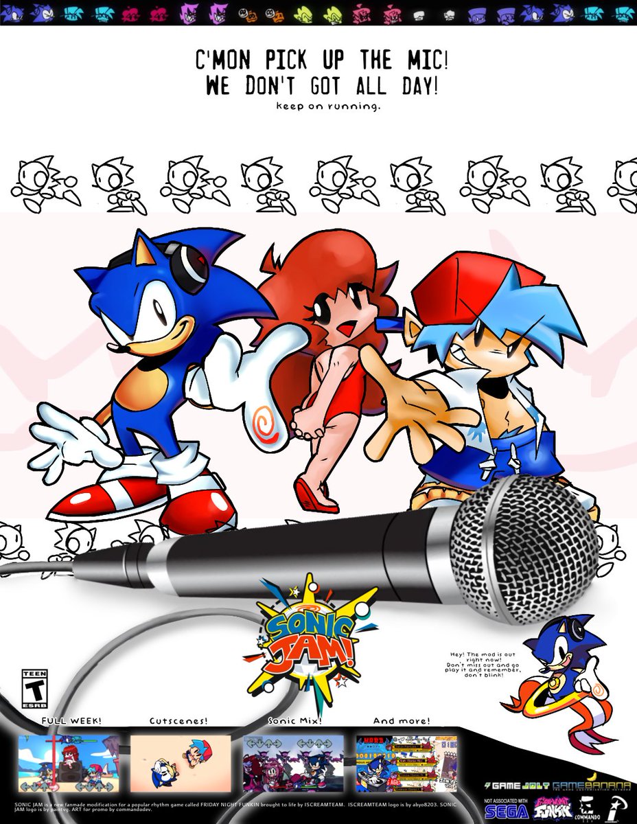 Go play Sonic Jam, it's out now!