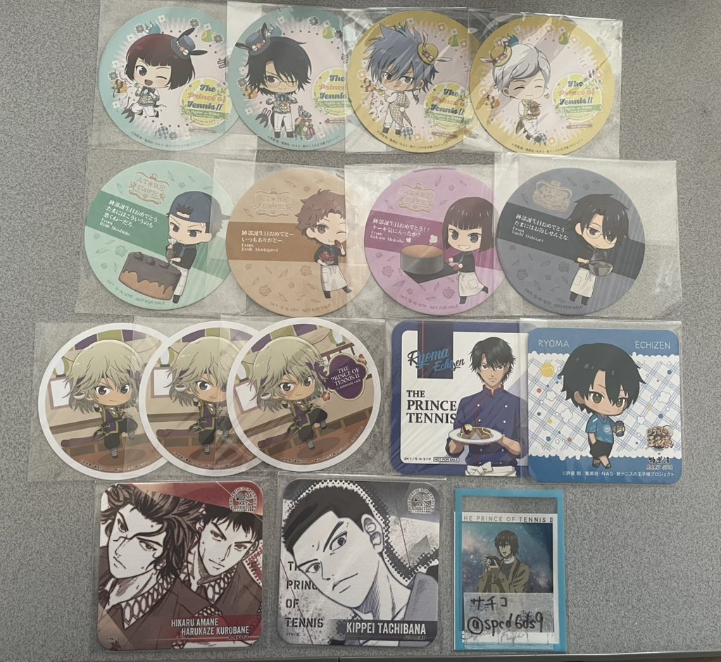 交換譲渡)新テニスの王子様 テニプリ コースター 譲→画像参照 求→同
