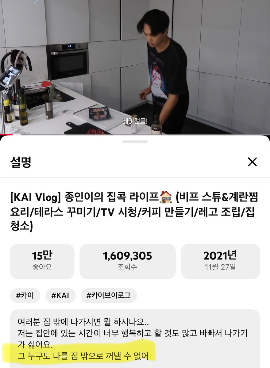 카이 브이로그 좋은점
설명란 개웃김