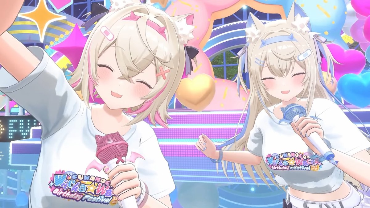 hailever's tweet photo. headpats from my oshis ~ thank you for everything Fuwamoco!! #FWMCbday26 🩷🩵 https://t.co/KBESfB4tsh