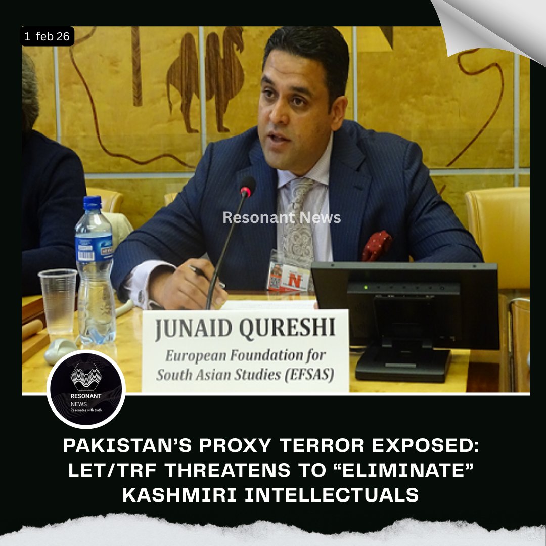 Resonant_News's tweet image. 🚨𝗕𝗥𝗘𝗔𝗞𝗜𝗡𝗚: 𝗣𝗔𝗞𝗜𝗦𝗧𝗔𝗡’𝗦 𝗣𝗥𝗢𝗫𝗬 𝗧𝗘𝗥𝗥𝗢𝗥 𝗘𝗫𝗣𝗢𝗦𝗘𝗗: 𝗟𝗲𝗧/𝗧𝗥𝗙 𝗧𝗛𝗥𝗘𝗔𝗧𝗘𝗡𝗦 𝗧𝗢 “𝗘𝗟𝗜𝗠𝗜𝗡𝗔𝗧𝗘” 𝗞𝗔𝗦𝗛𝗠𝗜𝗥𝗜 𝗜𝗡𝗧𝗘𝗟𝗟𝗘𝗖𝗧𝗨𝗔𝗟𝗦
#PakistanTerrorNetwork #LeT #TRF #ISI #Kashmir #ProxyWar #TerrorismExposed #India #BreakingNews