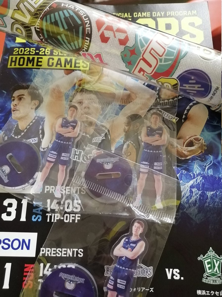 今日は信州ブレイブウォリアーズ×横浜エクセレンスの応援に来てます