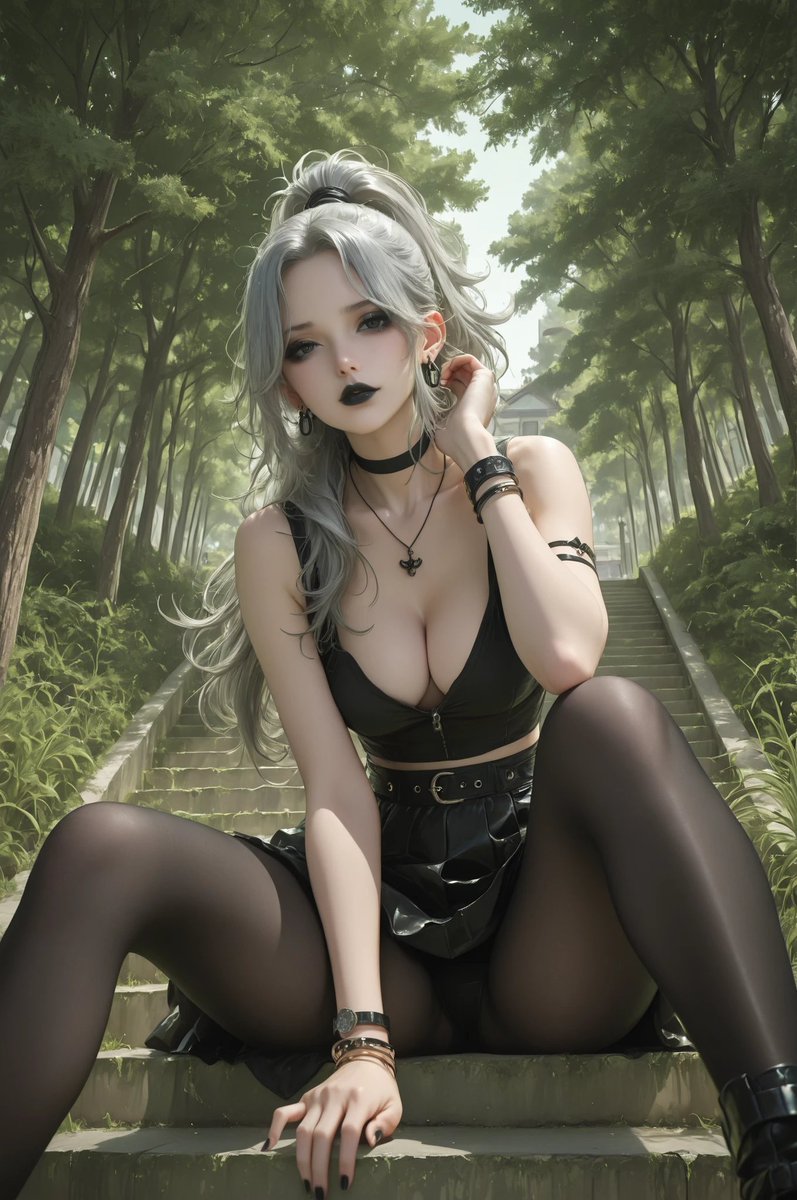nady_cat01's tweet photo. Sexy goth girl. 
#sexy #sexygirl #gothgirl #ai https://t.co/IZ3fM3eFdJ