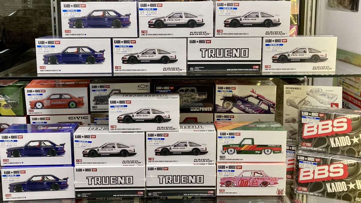 🔹新商品紹介 1/64 KAIDO HOUSE×MINI-GT ☆トヨタ AE86 スプリンター