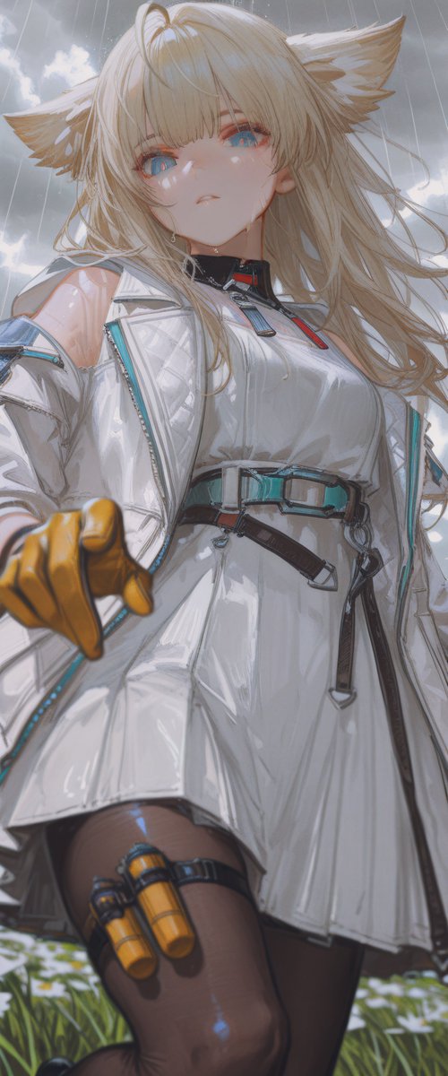 Jun7DAO's tweet image. 🤍🩵Perlica ペリカ✨✨

#ArknightsEndfield 
#エンドフィールド 

SFW illustration
▼Tap to view full image