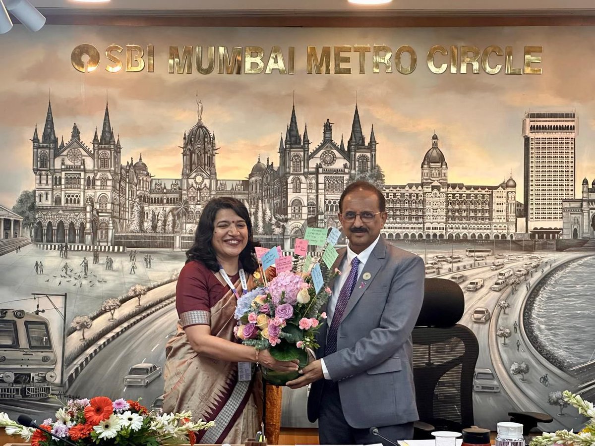 CGM (Mumbai Metro Circle), SBI tweet media