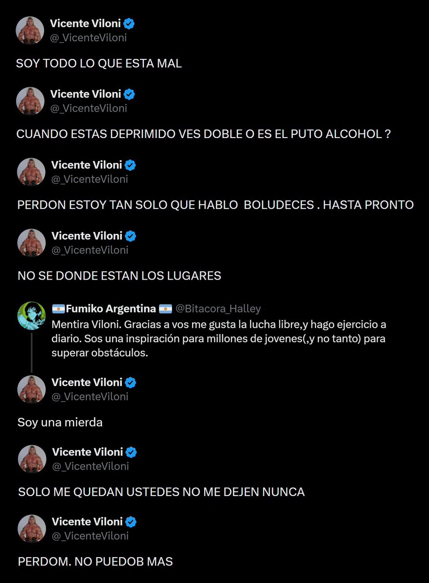 porquetendencia's tweet image. "Vicente":
Por los tweets que publicó Vicente Viloni