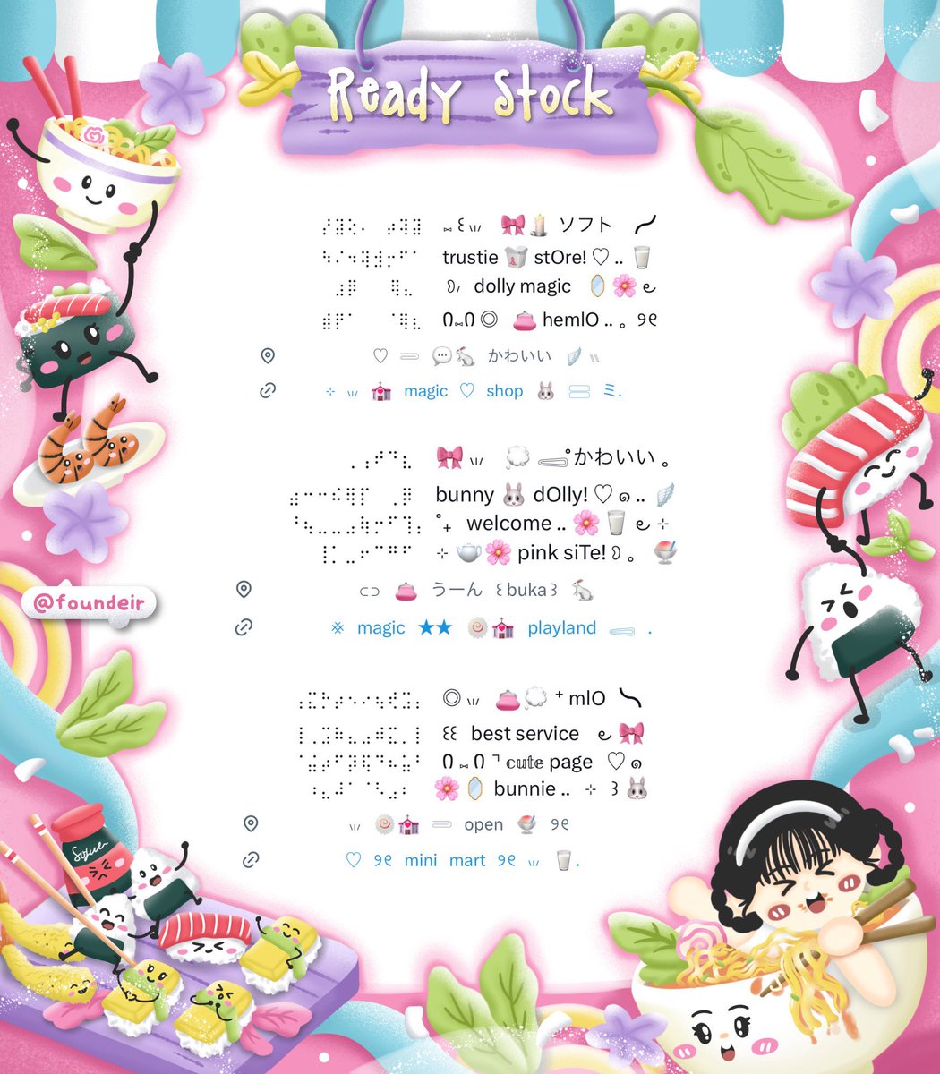 ofKathie's tweet image. ⠀
. . 𓏲 🌸  ♡︭  help retweet?  thanks  ⊹

Ი ⑅ Ი 🧸 ₊ hemlO’ sobat imut . . ◎ 🥣 kath bawain ready stock 💭 𖦹 wording bio rata tengah  ⑅ 🎀🍰 𖠗 cute and kidcore theme യ˚₊ 🍀 cek ALT for more  ៶៲៸

୨୧ 💌 ——— ꒰  IDR. 9.000  ꒱
ⓘ  #zonauang 🍦
⠀