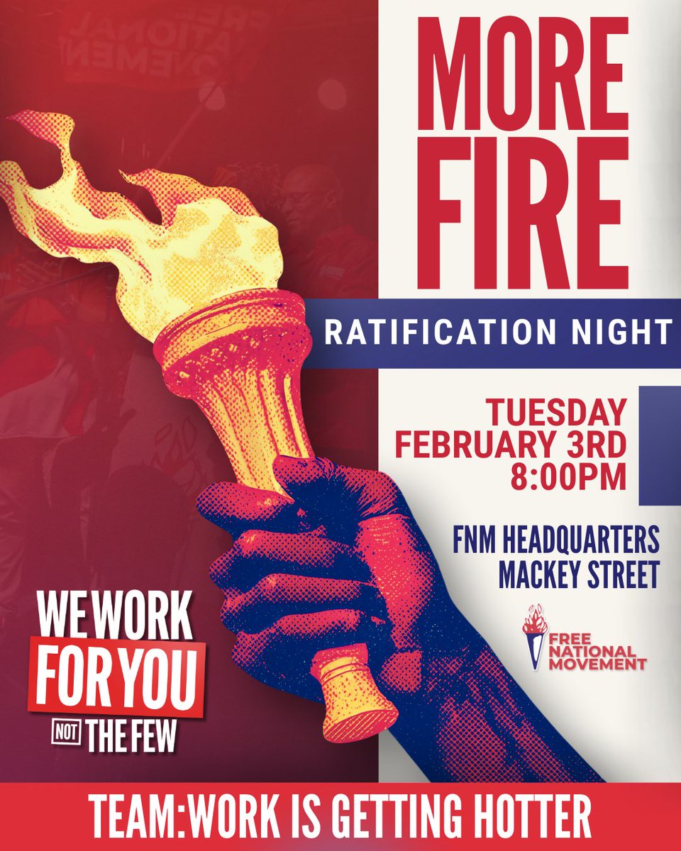 Team:WORK is getting even HOTTER! 🥵 

Join us at FNM HQ on Tuesday, February 3rd, 2026 at 8:00PM as we rollout some BIG announcements! 🔥

#WeWorkForYou #FNM2026 #MoreFire #FNM